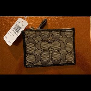 NWT Coach keychain wallet